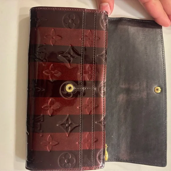 Louis vuitton vernis stripes wallet - Picture 3 of 14